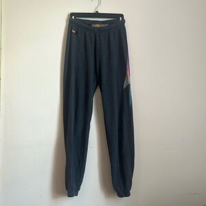 Women’s navy aviator nation sweatpants size S